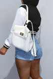 Red Casual Letter Embroidery Patchwork Hooded Collar Outerwear