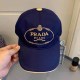 Blue Simplicity Letter Embroidered Hat