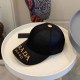 Black Simplicity Letter Embroidered Hat