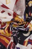 Multicolor Casual Print Patchwork Cardigan Outerwear