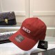 Burgundy Casual Letter Embroidered Hat