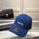 Dark Blue Casual Letter Embroidered Hat