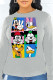 Grey Street Daily Character Patchwork O Neck Tops