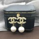 White Celebrities Letter Hot Drill Earrings