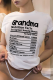 White Casual Street Print Patchwork O Neck T-Shirts