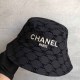 Black Casual Letter Embroidered Hat