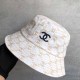 White Casual Letter Embroidered Hat