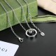 White Vintage Letter Chains Necklaces