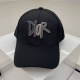 Black Street Letter Embroidered Hat
