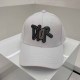 White Street Letter Embroidered Hat
