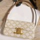 White Vintage Geometric Patchwork Bags