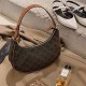 Brown Vintage Geometric Zipper Bags