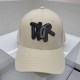 Cream White Street Letter Embroidered Hat