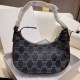 The cowboy blue Vintage Geometric Zipper Bags