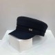 Black Street Solid Letter Hat