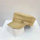Light Yellow Street Solid Letter Hat