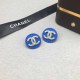 Royal Blue Simplicity Geometric Hot Drill Earrings