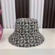 Grey Vintage Letter Patchwork Hat