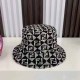 Black Vintage Letter Patchwork Hat