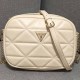 Cream White Casual Solid Chains Letter Bags