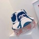 Blue Casual Letter Patchwork Hat