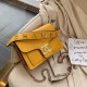 Yellow Street Letter Patchwork Chains Bags