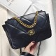 Black Simplicity Letter Chains Bags