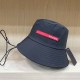 Black Casual Letter Patchwork Hat