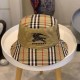Khaki Vintage Plaid Letter Hat