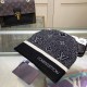 Black And White Street Letter Patchwork Hat
