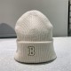 Cream White Street Letter Patchwork Hat