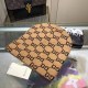 Dark Khaki Street Letter Patchwork Hat