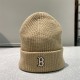 Khaki Street Letter Patchwork Hat