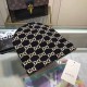 Black Street Letter Patchwork Hat