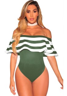 As Show-6 Backless Patchwork Fashion sexy Bodysuits