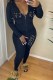 Black Casual Print Letter Hooded Collar Long Sleeve Two Pieces