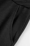 Pink Casual Solid Patchwork Zipper Collar Long Sleeve Two Pieces