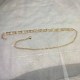 Gold Simplicity Geometric Chains Waist Chain