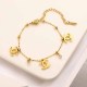 Gold Street Letter Patchwork Chains Bracelets