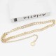 Gold Street Letter Chains Waist Chain