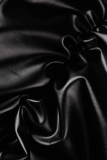 Black Sexy Solid Fold Skinny High Waist Pencil Solid Color Bottoms