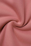 Pink Sportswear Solid Draw String Harlan High Waist Harlan Solid Color Bottoms