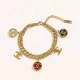 Gold Street Letter Chains Bracelets