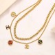 Gold Street Letter Chains Necklaces