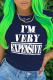 Navy Blue Street Vintage Print Letter O Neck T-Shirts