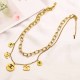 Gold Daily Letter Chains Necklaces