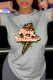 Grey Street Simplicity Print Letter O Neck T-Shirts