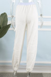 Coffee Street Solid Patchwork Harlan Mid Waist Harlan Solid Color Bottoms
