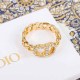 Gold Daily Geometric Patchwork Rings
