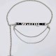 Silver Street Letter Chains Waist Chain
